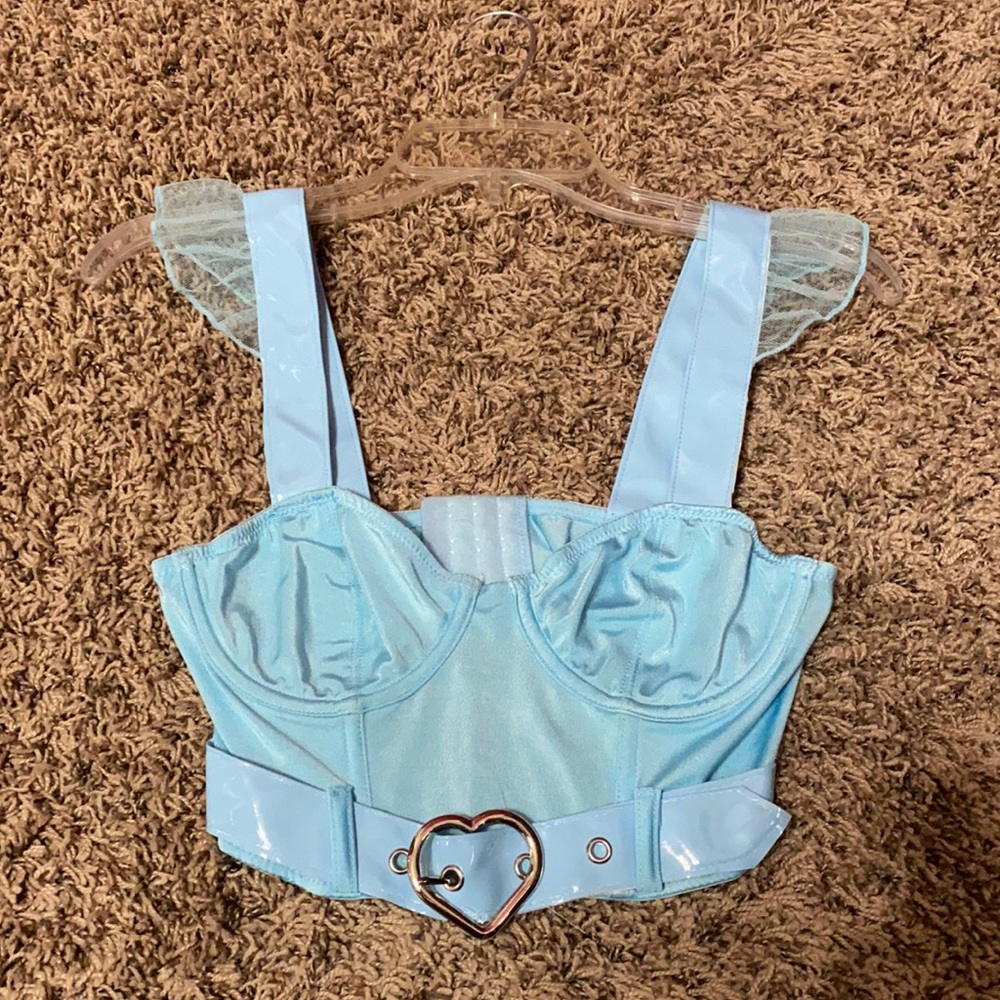 💙 Sugarthrillz Heart Crop Top 💙